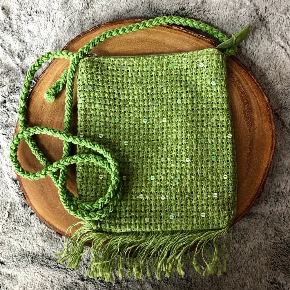 Old Navy Knit Boho Crossbody Bag